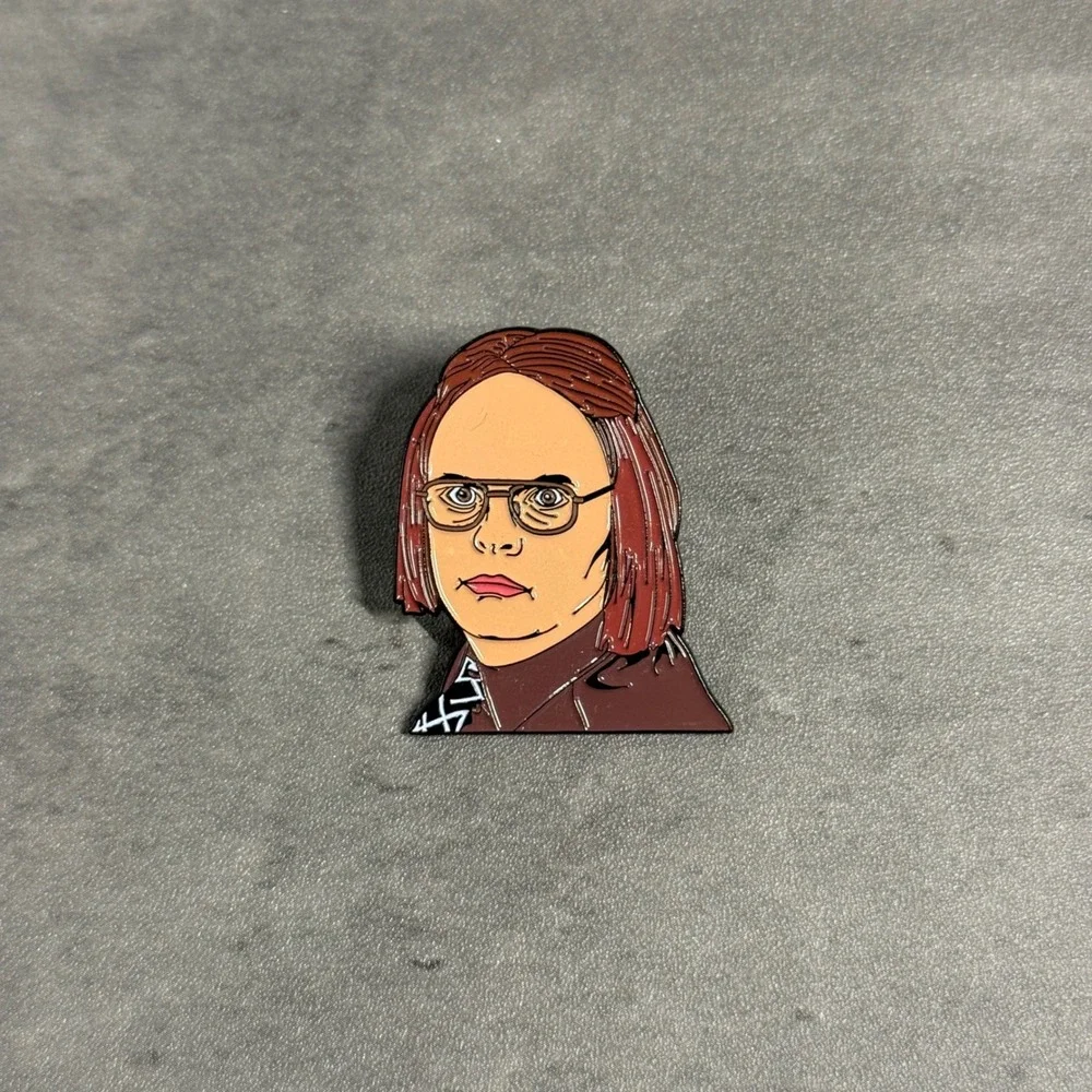 Dwight Schrute Pin Brown The Office Wig Funny New‎ Era Fitted Snapback Accessory